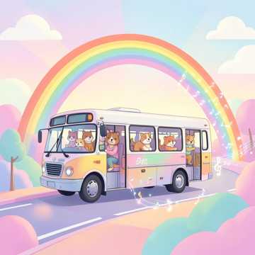 Rainbow Bus