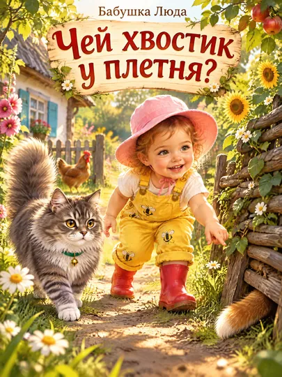 Чей хвостик у плетня?