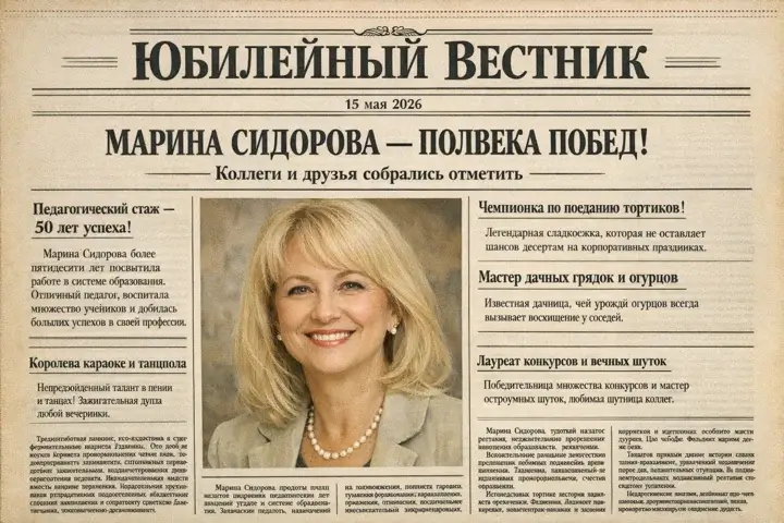 Газета в подарок