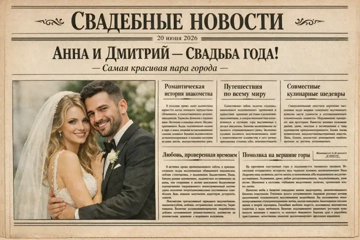 Газета в подарок