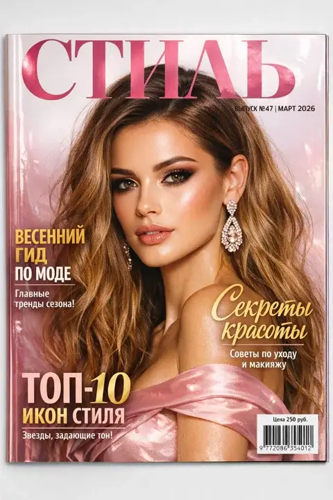 Фото на обложку журнала