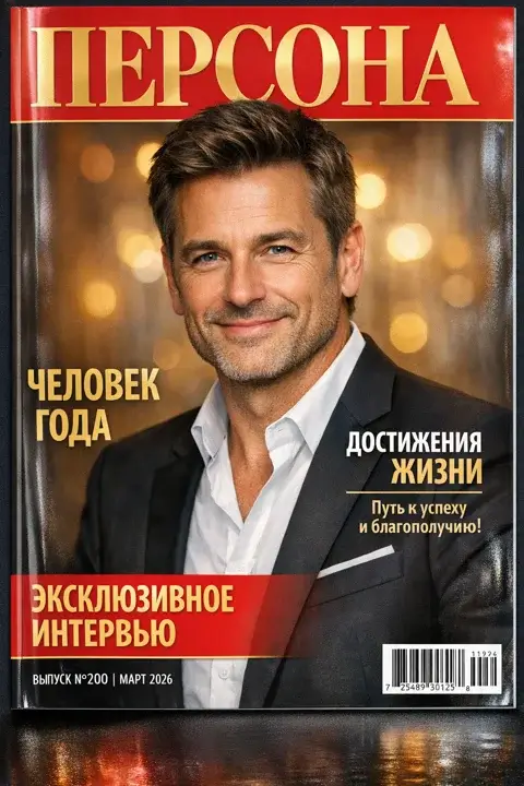 Фото на обложку журнала