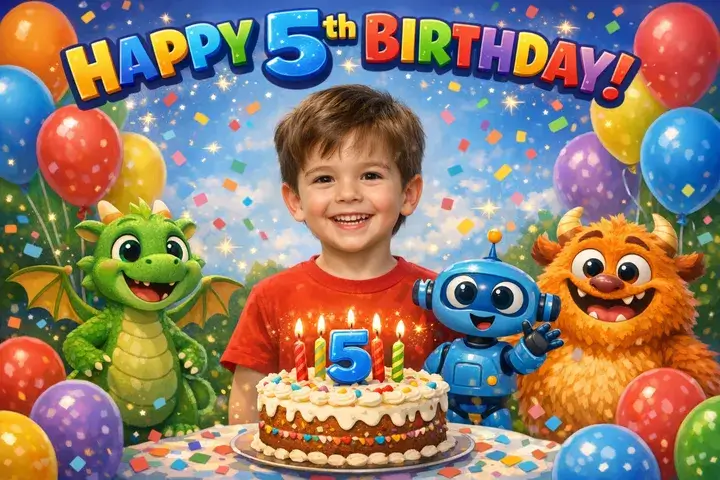 Kindergeburtstag Poster