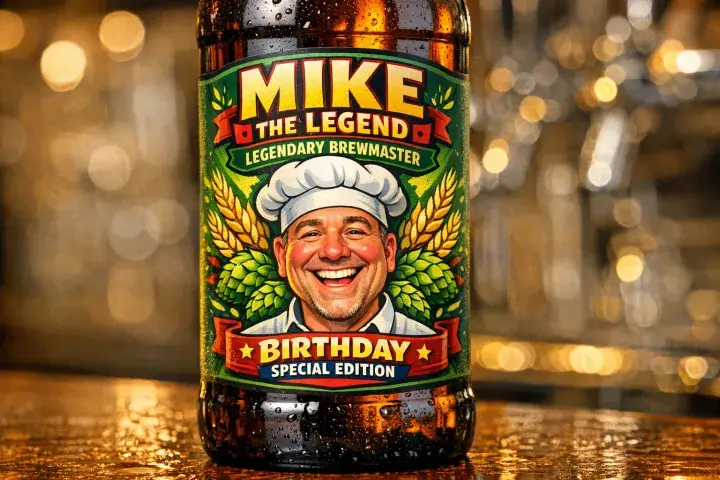 Flaschenetikett erstellen mit KI