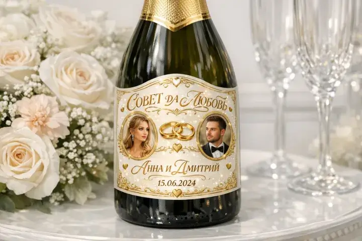 Этикетка на бутылку