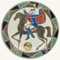 Знак «Советский цирк. «Гротеск-наездница»»