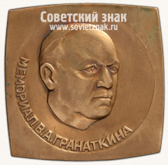 Плакета «Мемориал В.А.Гранаткина. VIII Международного юношеского турнира по футболу, на приз еженедельника «Неделя». Москва. 1988»