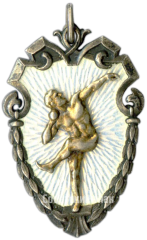 Призовой жетон по легкой атлетике. 1928