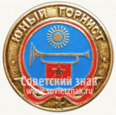 АВЕРС: Юный горнист. Серия знаков «Юный пионер» № 10441а