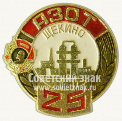 Знак «25 лет ЩекиноАЗОТ»