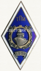 АВЕРС: Знак «За окончание Таллинского политехнического института (ТПИ). Кораблестроительный факультет» № 6146а