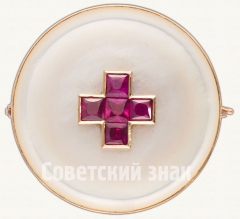 Брошь «Красный крест»