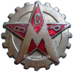 Знак «ВСРМ. Членский знак спортивного объединения»