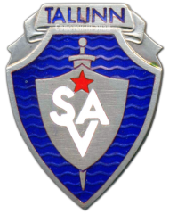 Знак «Управление Внутренних Дел города Таллина (SAV (Siseasjade Valitsus) Tallinn)»