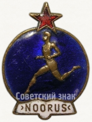 Членский знак ДСО «NOORUS» (Юность). Тип 1