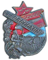 АВЕРС: Знак «ОСОАВИАХИМ Туркменской ССР» № 230а