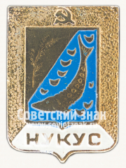 Знак «Город Нукус. Каракалпакстан»