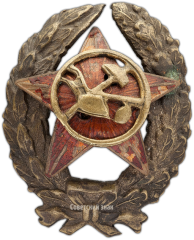 АВЕРС: Знак командира Рабоче-крестьянской Красной Армии. Тип 13 № 1382а