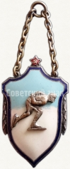 АВЕРС: Призовой жетон по конькобежному спорту. 1934 № 6036а