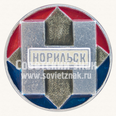 Знак «Город Норильск. Тип 12»