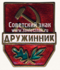 АВЕРС: Знак «Дружинник. Тип 3» № 10009а