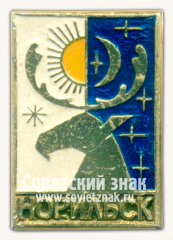 Знак «Город Норильск. Тип 10»