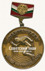 Знак «Спартакиада города Орджоникидзе ТССР. Орджоникидзеабадский городской спорткомитет при горисполкоме»