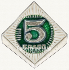 Знак ученика 5 класса средней школы