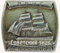 Бриг «Меркурий». Знак из серии «Корабли Российского флота»