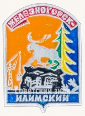 АВЕРС: Знак «Город Железногорск-Илимский» № 8884а