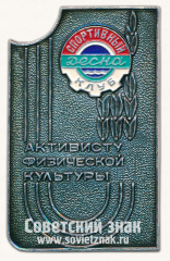 Плакета «Активисту физической культуры. Спортивный клуб «Десна». Брянский машиностроительный завод»