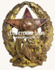 Знак военнослужащего кавелерийских войск РККА. Тип 2