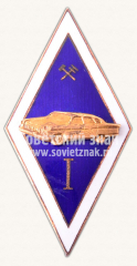 Знак «За окончание прибалтийской школы Автомехаников. I Выпуск»
