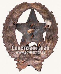 РЕВЕРС: Знак «Красного командира кавалериста» № 1386а