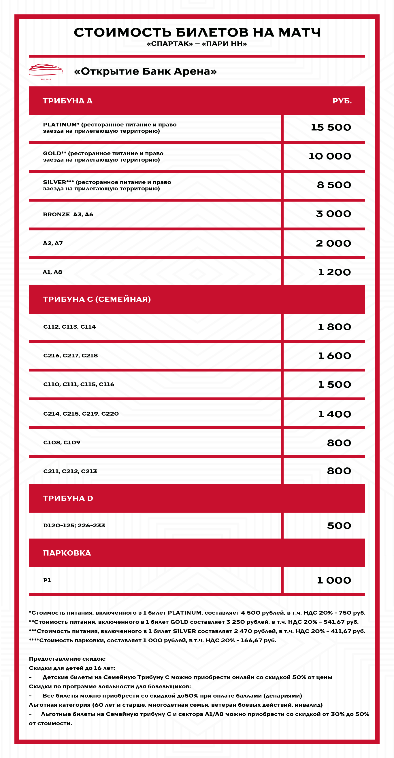 Стадион Спартак Купить Билеты