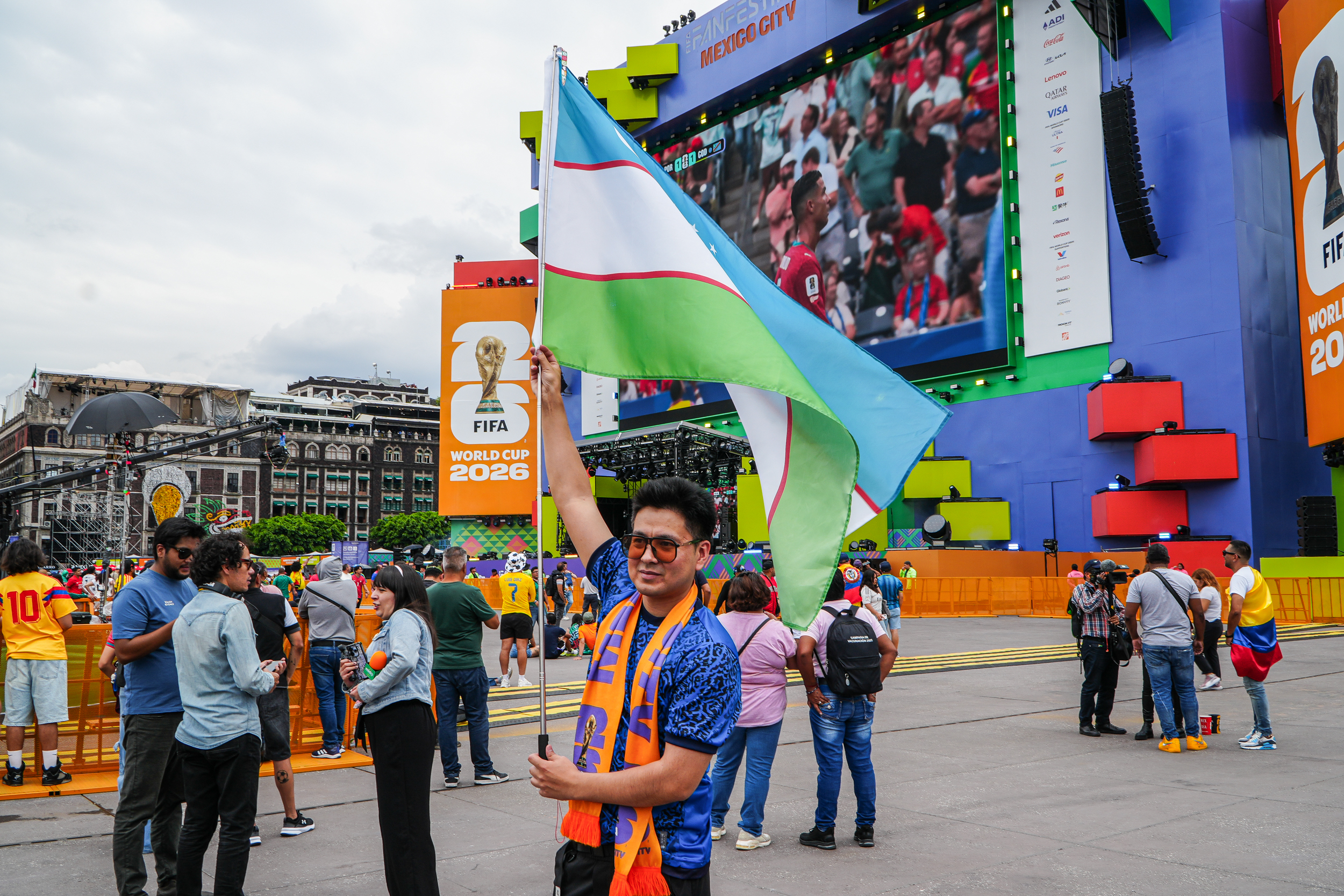 Болельщики сборной Узбекистана на Чемпионате Мира по футболу 2026
