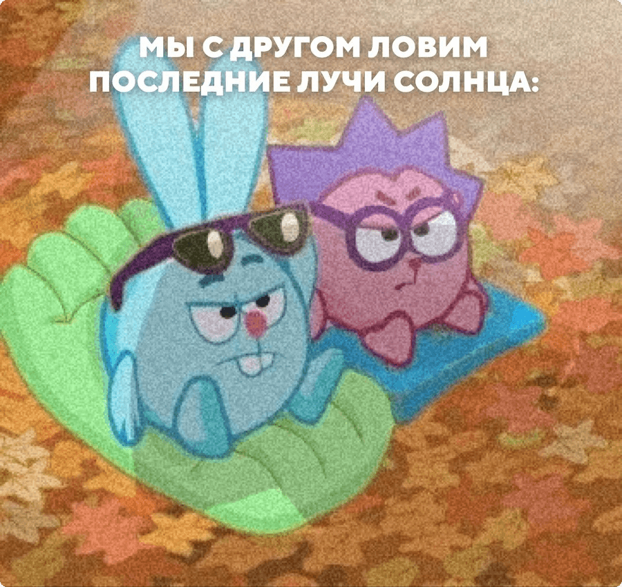 Этот мем будет близок каждому независимо от возраста — большинство из нас грустит, когда лето заканчивается