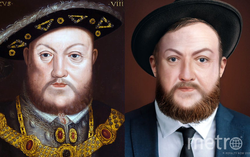 А это Генрих VIII. Фото предоставлены автором проекта Royalty Now, "Metro"