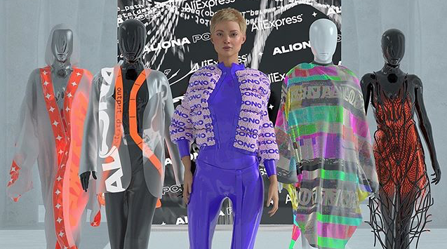 Виртуальный показ коллекции Alione Pole и AliExpress в рамках Global Talents Digital. Фото Пресс-служба MBFW Russia, Предоставлено организаторами