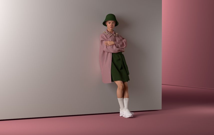 Цифровая модель, представленная на Global Talents Digital. Фото Пресс-служба MBFW Russia, Предоставлено организаторами