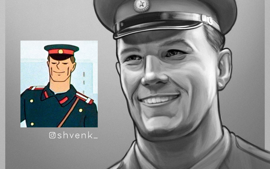 Культовые персонажи советских мультфильмов повзрослели в работах томского художника
