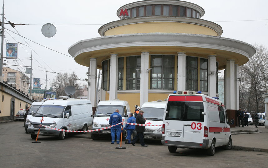 У станции "Парк культуры". Фото Василий Кузьмичёнок