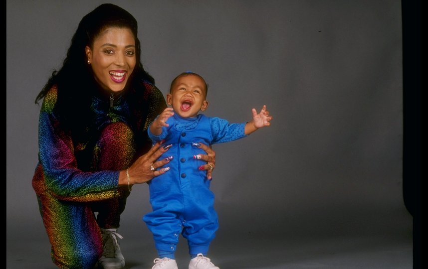 Флоренс Гриффит-Джойнер с дочкой Мэри. Фото Getty