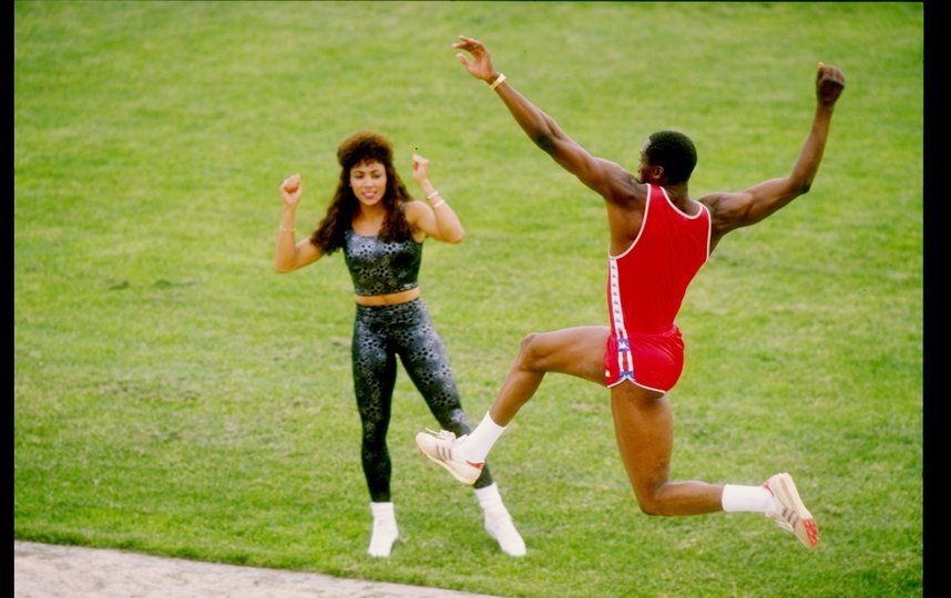 Флоренс Гриффит-Джойнер и её муж Эл Джойнер. Фото Getty