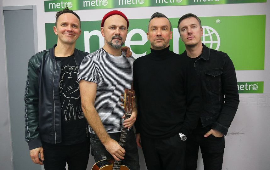 Рок-группа BrainStorm спела в московской редакции Metro