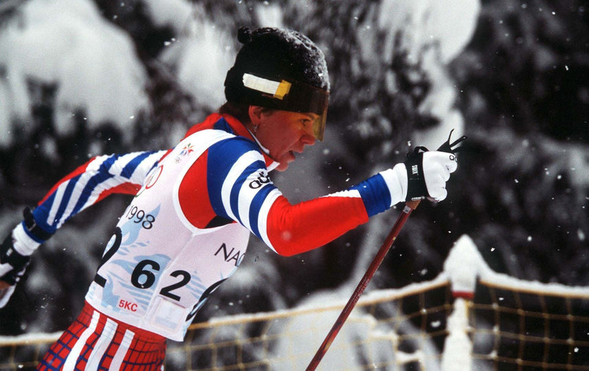 Лариса Лазутина в Нагано. Фото Getty