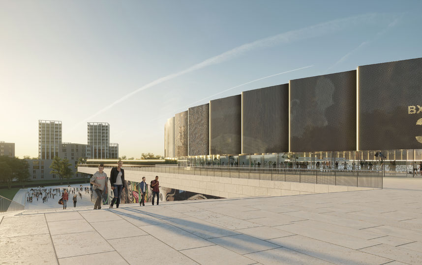 В столице прошла презентация концепции реконструкции спорткомплекса "Торпедо". Фото Пресс-служба ГК "Инград"