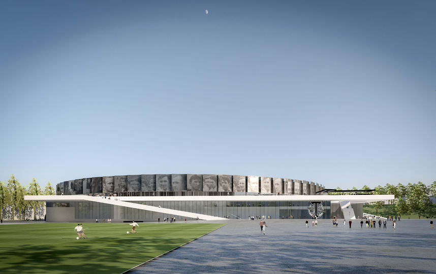 В столице прошла презентация концепции реконструкции спорткомплекса "Торпедо". Фото Пресс-служба ГК "Инград"