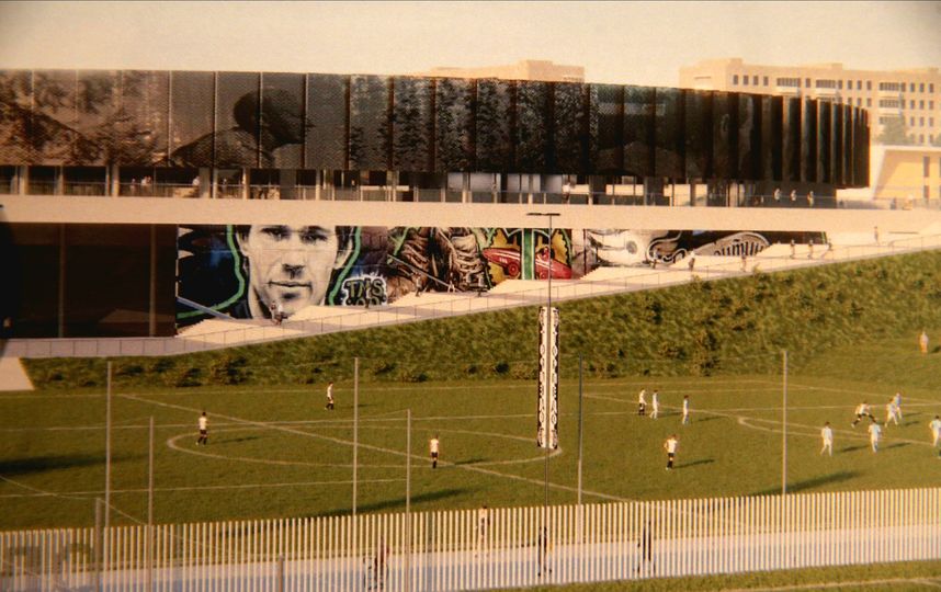 В столице прошла презентация концепции реконструкции спорткомплекса "Торпедо". Фото Василий Кузьмичёнок