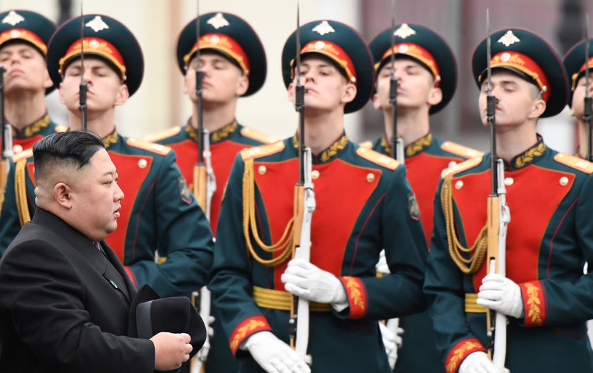Ким Чен Ын во Владивостоке. Фото AFP
